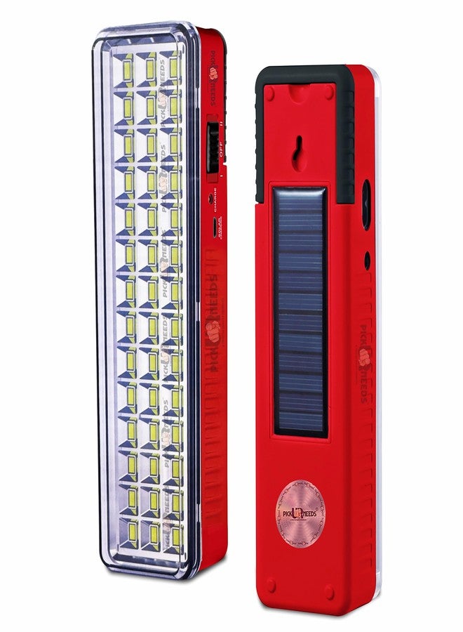 Pick Ur Needs Solar Rechargeable Home Emergency Lantern Lamp Light 42 SMD with Low & High Mode - Image 1